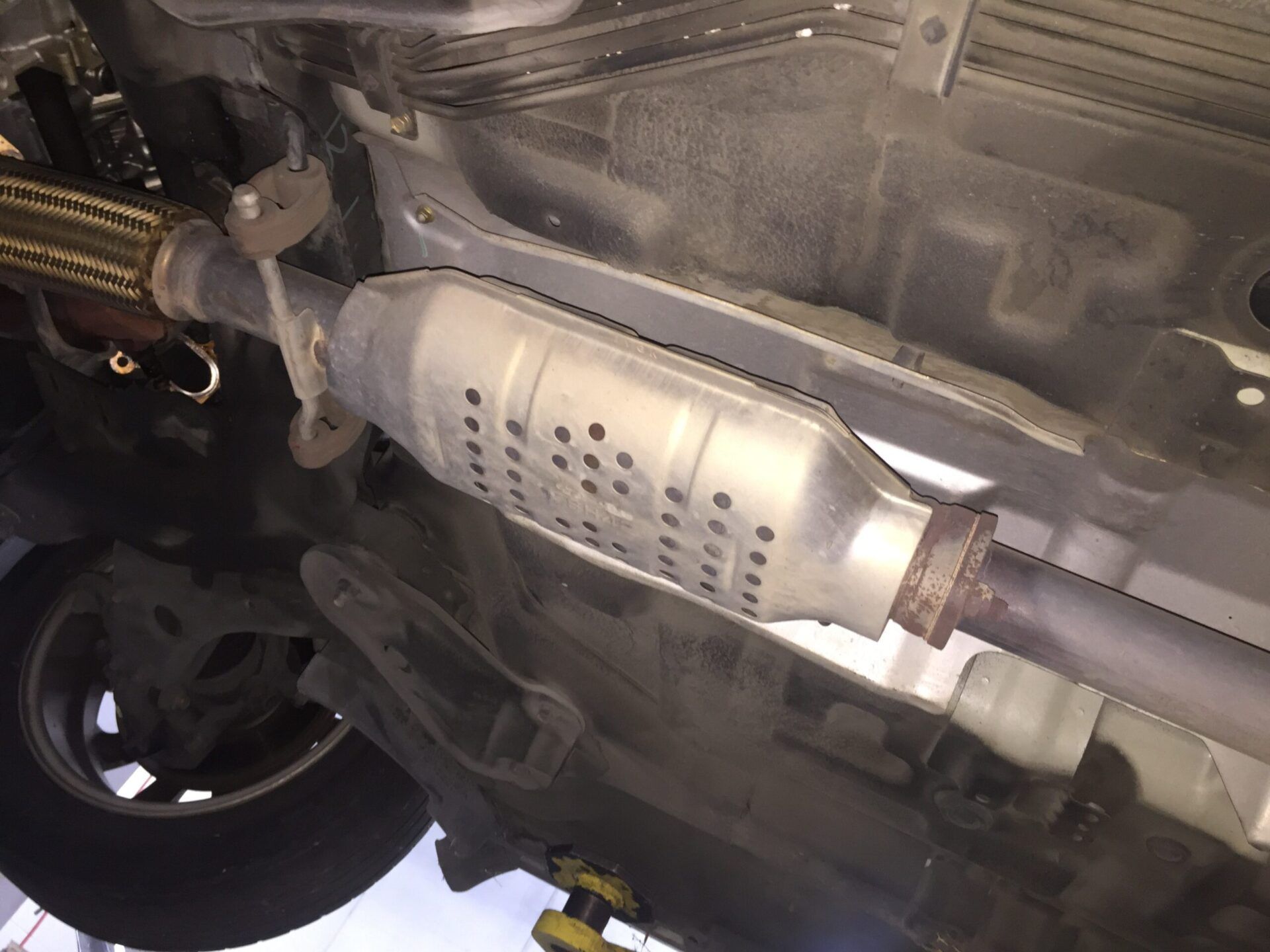 Installing Catalytic Converter Cage temecula auto repair and transmission