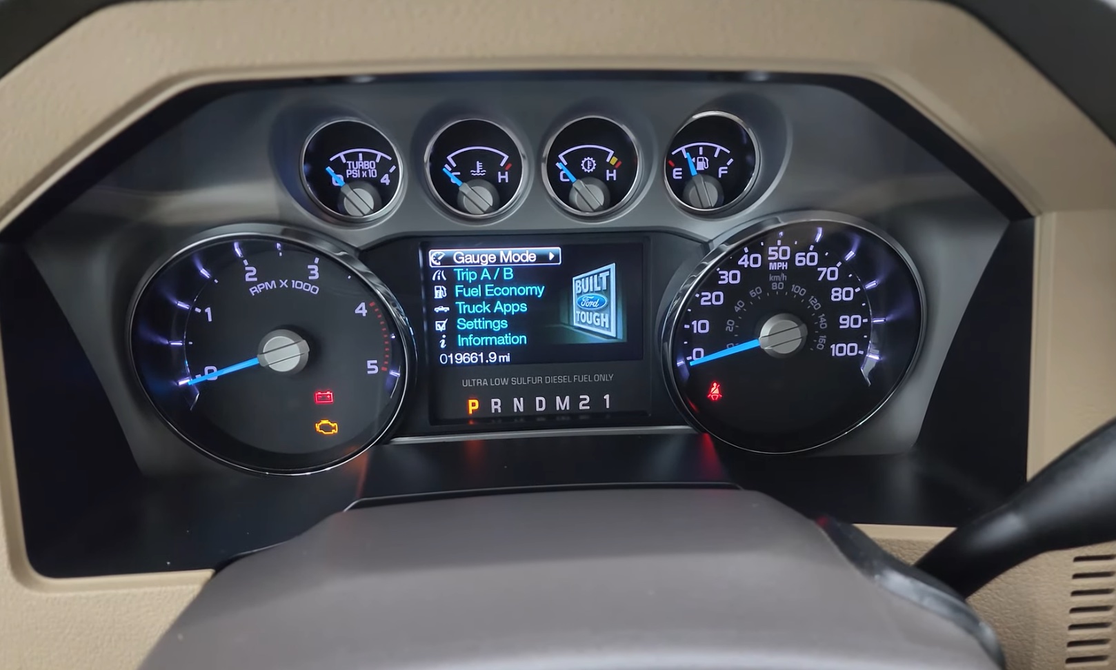 2016 Ford F350 Instrument Cluster Temecula Auto Repair | Temecula Auto Repair & Transmission Ford F250 Power Stroke Diesel Truck Rear View