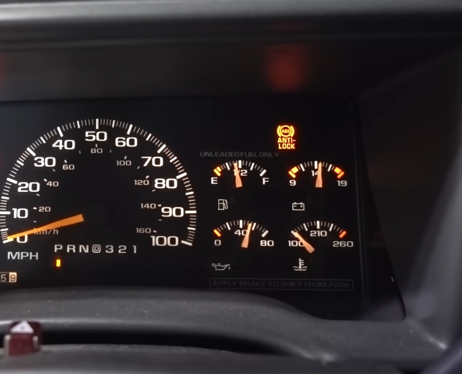 ABS Light On | Temecula Auto Repair & Transmission The ABS Light on in a Chevy Truck at Temecula Auto Repair.