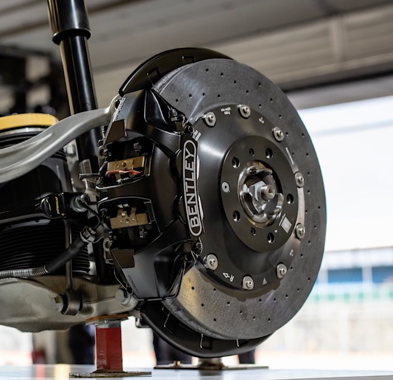 Bentley Disc Brake System | Temecula Auto Repair & Transmission Bentley Disc Brake System on the shop bench