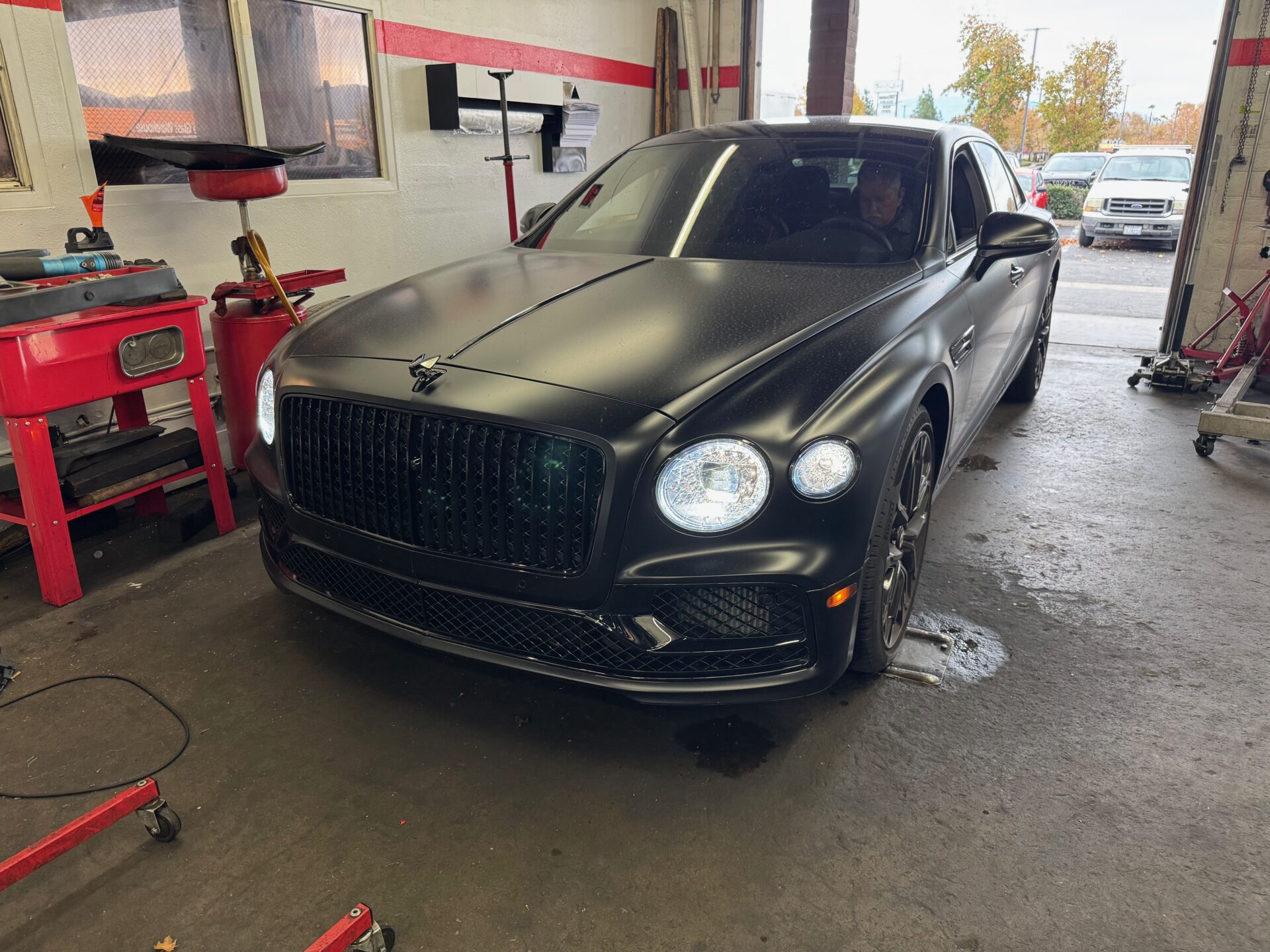 Bentley Flying Spur Service in Temecula and Murrieta | Temecula Auto Repair & Transmission Bentley Flying Spur in the shop for repairs.
