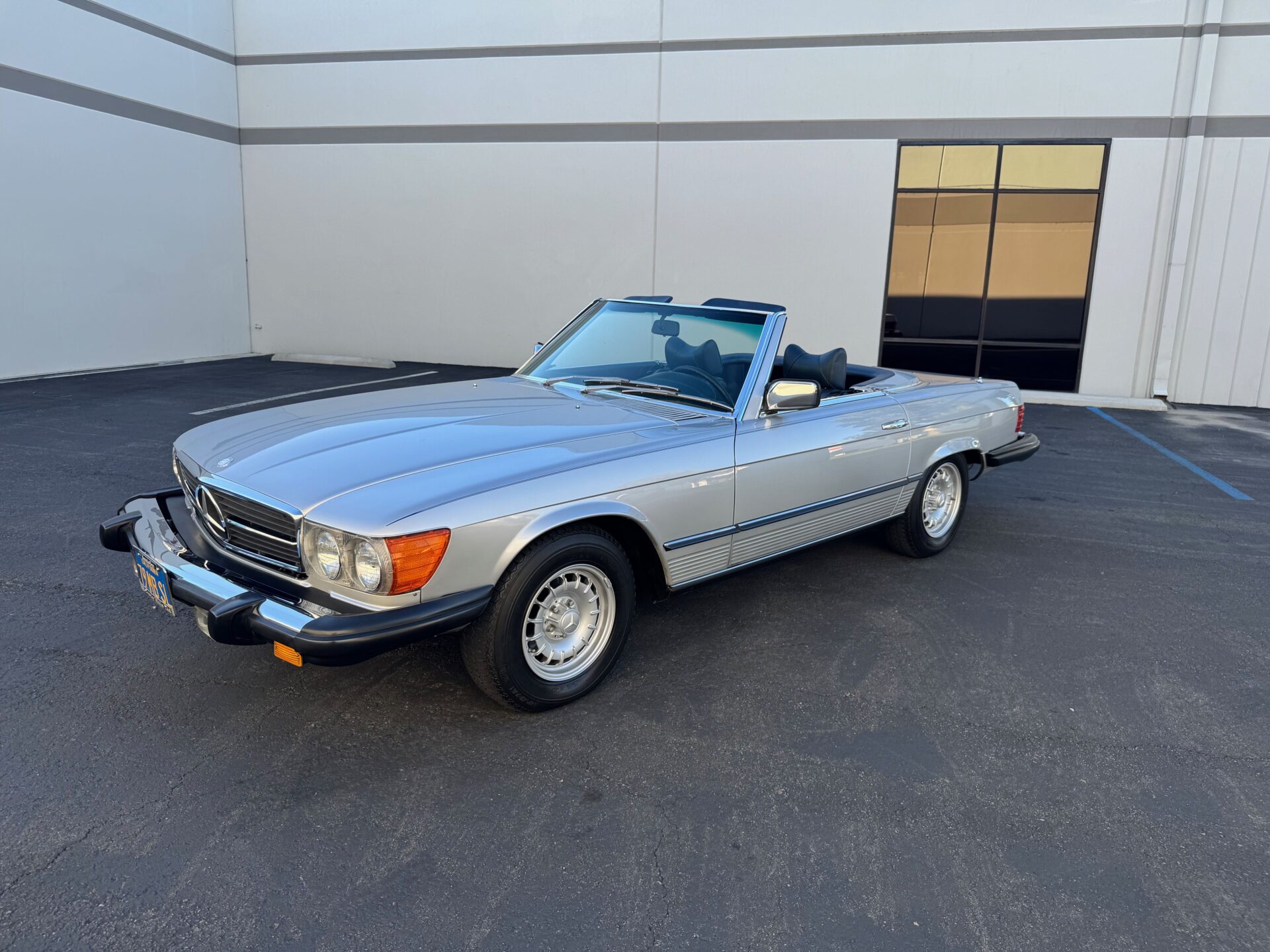 Classic Mercedes-Benz R107 450SL Service in Temecula | Temecula Auto Repair & Transmission A classic Mercedes 450SL Convertible shown with the top down.