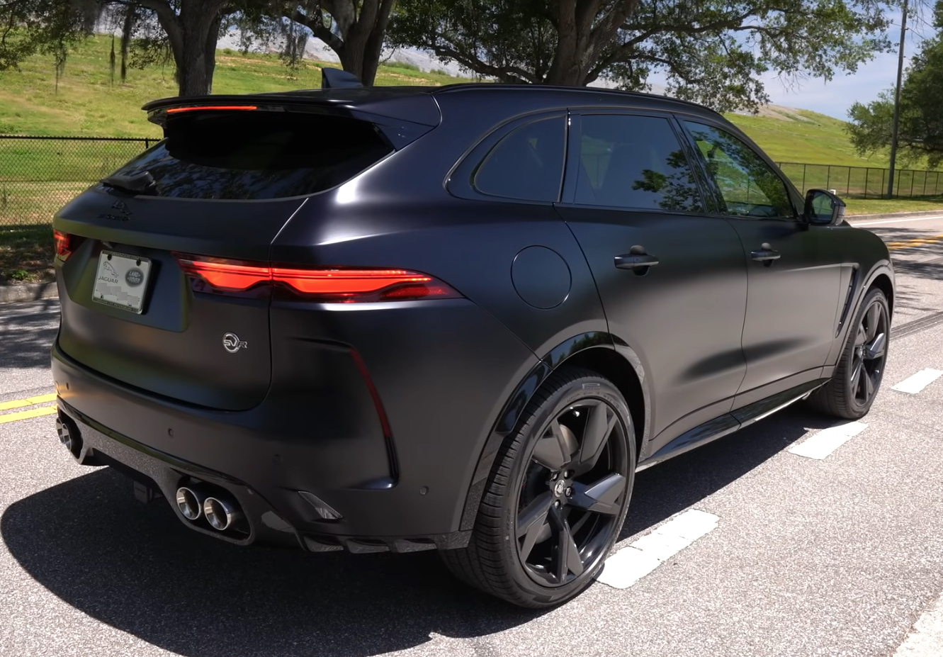 Jaguar F-Pace | Temecula Auto Repair & Transmission A black Jaguar F-Pace