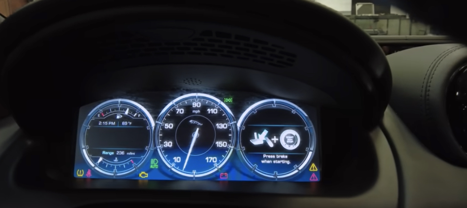 Jaguar XJ Instrument Cluster | Temecula Auto Repair & Transmission A Jaguar XJ Electrical Instrument Cluster with warning lights illuminated.