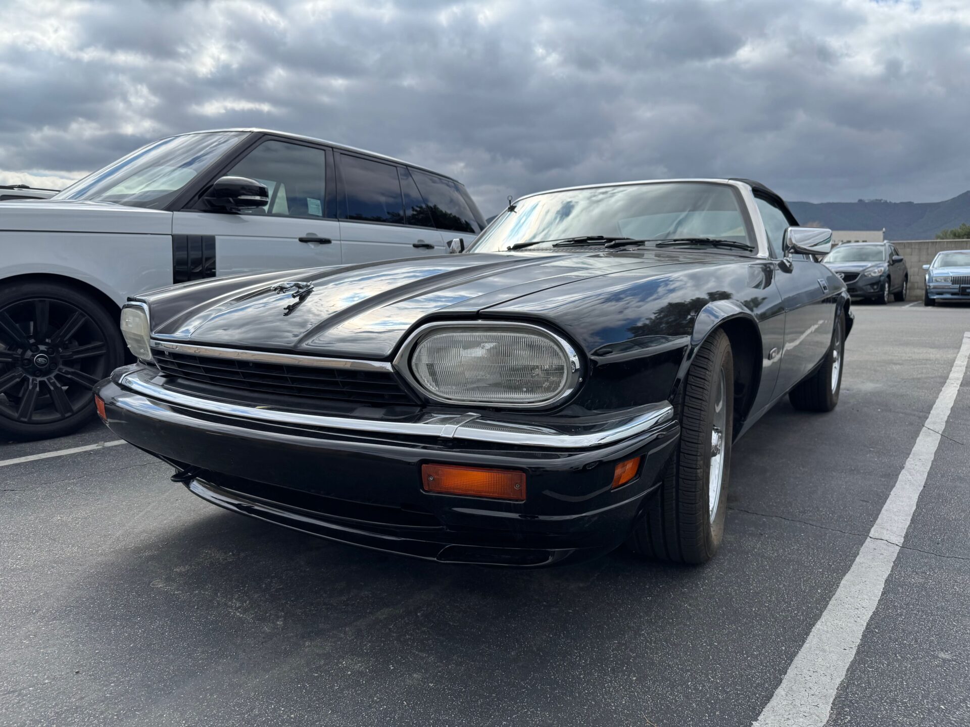 Jaguar XJS Convertible | Temecula Auto Repair & Transmission A Jaguar XJS Convertible is in for service at Temecula Auto Repair