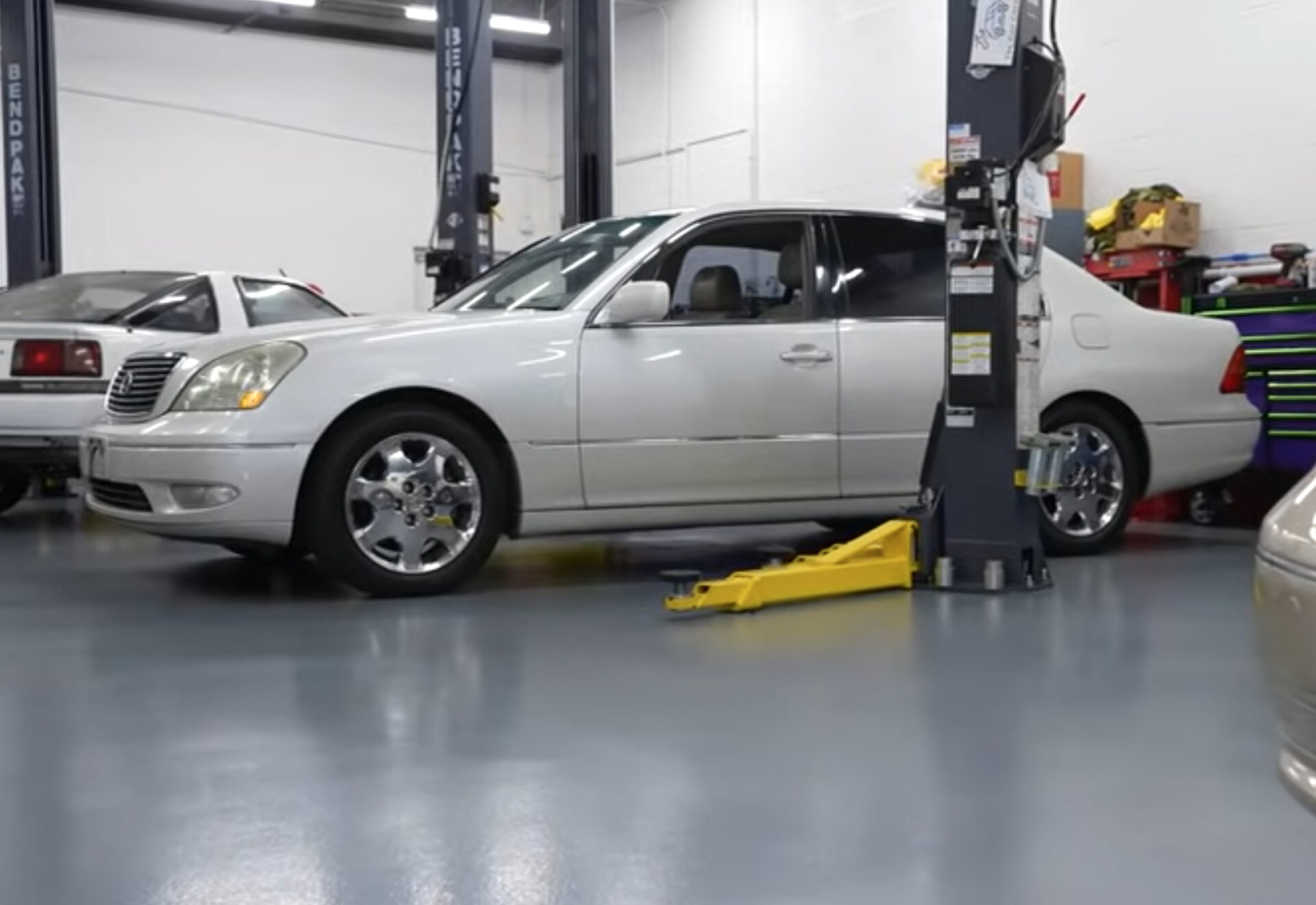 Lexus LS Model | Temecula Auto Repair & Transmission A first generation Lexus LS in the shop for service.