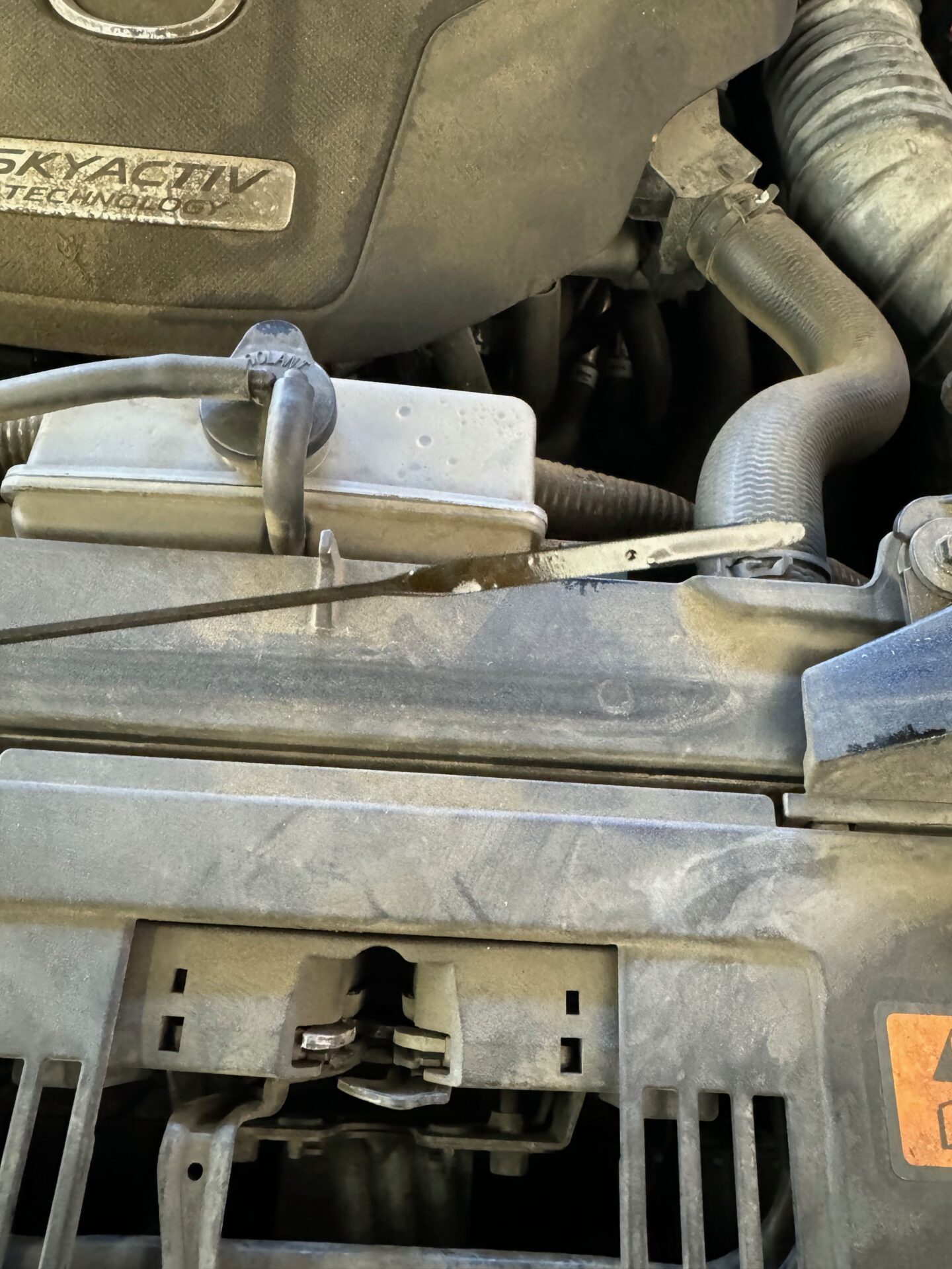 Oil Level - Oil Dipstick | Temecula Auto Repair & Transmission An oil dipstick shows the oil level in an engine.