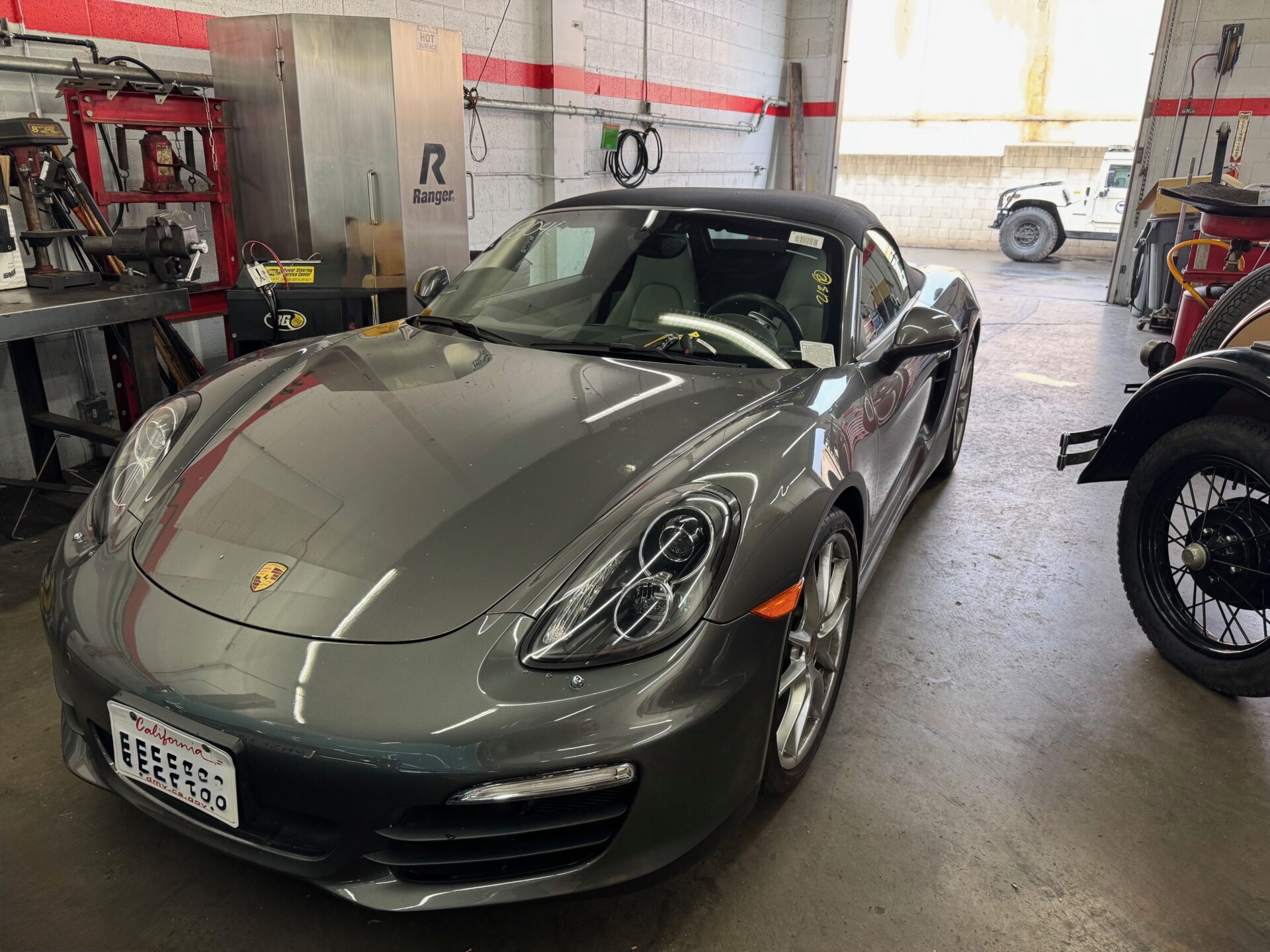 Porsche Boxster Repair at Temecula Auto Repair Transmission | Temecula Auto Repair & Transmission A Porsche Boxster S in in for Repair at Temecula Auto Repair Transmission