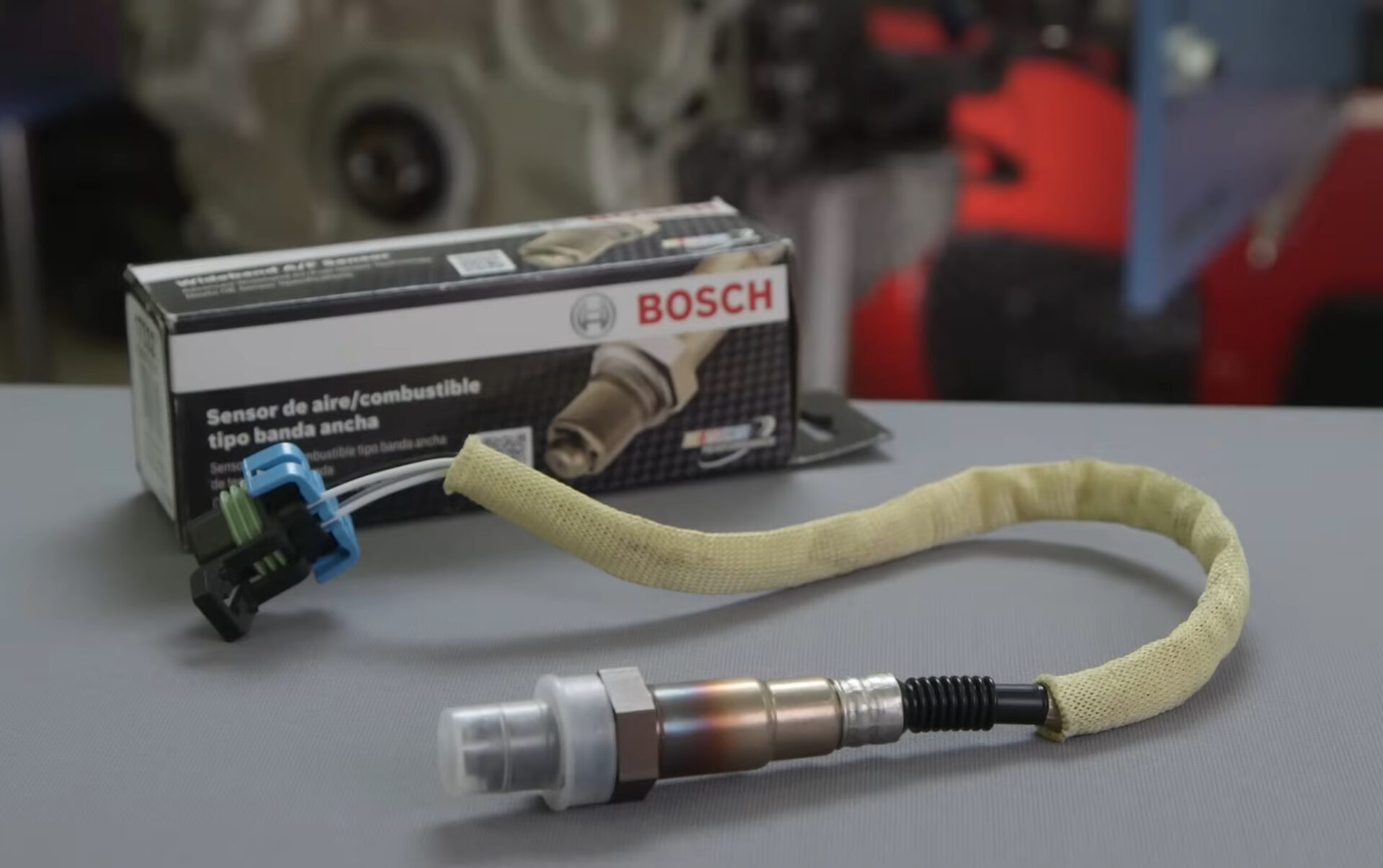 Replacement Bosch Oxygen Sensor | Temecula Auto Repair & Transmission A replacement Oxygen Sensor in the Bosch brand.